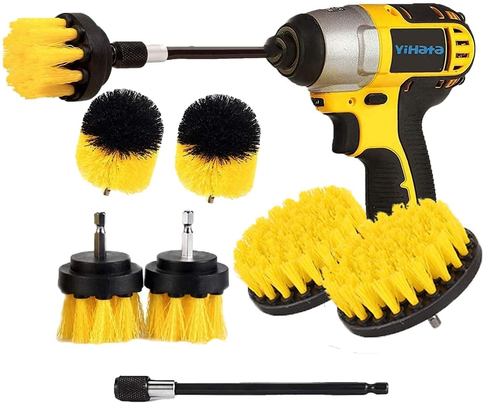 Strong Cleaning 7 Pieces Cordless Screwdriver Brush Save Time